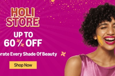 Amazon Holi Store: Get up to 60% off on your favourite makeup products so you can vibe with Holi celebration